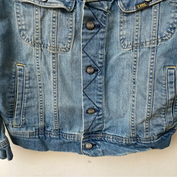 90s Vintage Lee Denim Trucker Jean Jacket